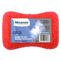 Burete baie exfoliant pentru masaj Misavan Ava