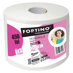 Prosop hartie monorola Fortino, 2 straturi, 450 foi