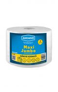 Hartie igienica Maxi Jumbo Amiano, alba, 2 straturi, 2 role