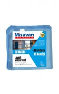 Laveta microfibra pentru geam Misavan Professional, 40*40cm, 10buc/set, albastru