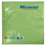 Misavan Servetele de Masa Verde-Fistic 20/set 33x33 3 str
